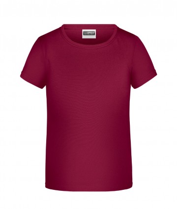 JN Girls Basic-T 150 JN744 wijnrood