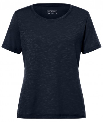 JN Ladies Slub T-shirt JN749 marineblauw
