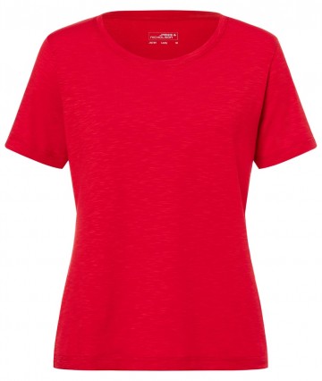 JN Ladies Slub T-shirt JN749 rood