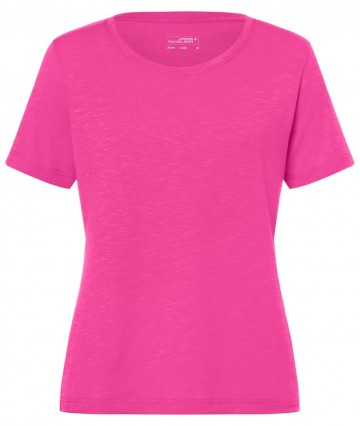 JN Ladies Slub T-shirt JN749 rose