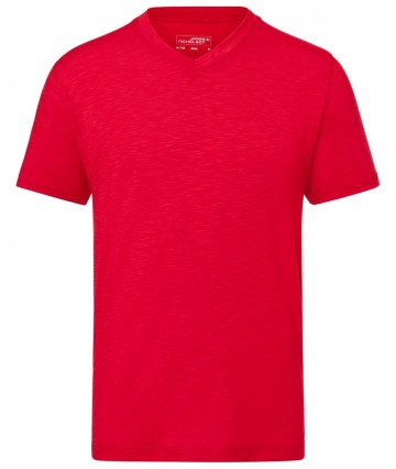 JN Men's Slub T-Shirt JN750 rood