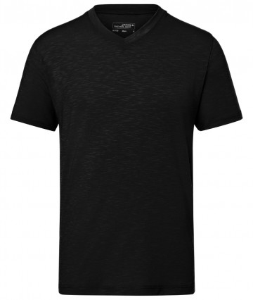 JN Men's Slub T-Shirt JN750 zwart