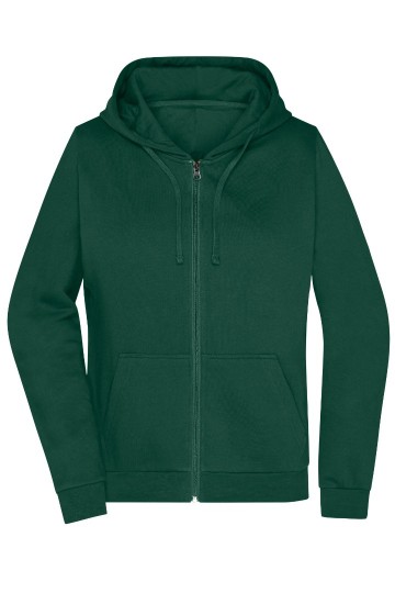 JN755 Ladies Promo Zip Hoody donker groen