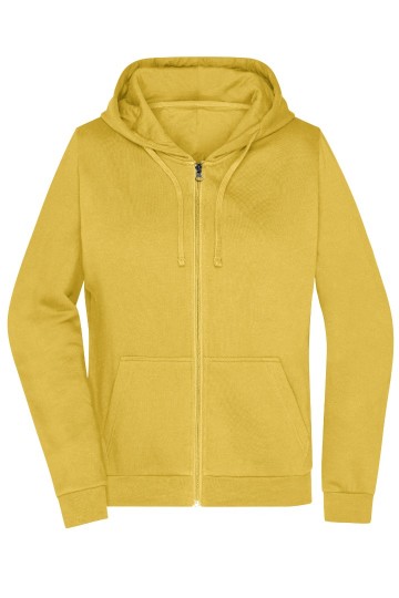 JN755 Ladies Promo Zip Hoody geel