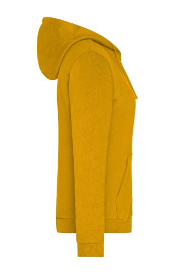 JN755 Ladies Promo Zip Hoody goudgeel zij
