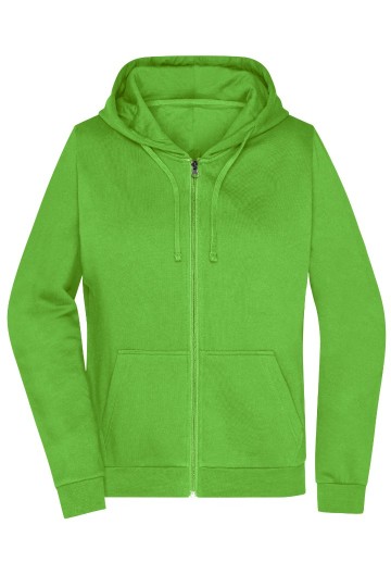 JN755 Ladies Promo Zip Hoody limoengroen