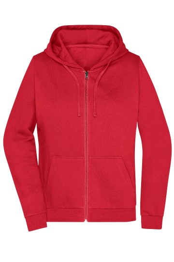 JN755 Ladies Promo Zip Hoody rood