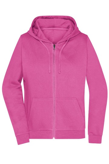 JN755 Ladies Promo Zip Hoody roze