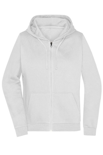 JN755 Ladies Promo Zip Hoody wit