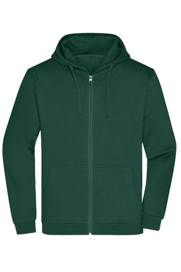 JN756 Men's Promo Zip Hoody donkergroen