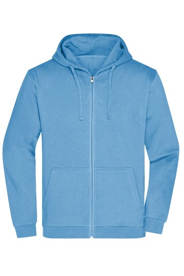 JN756 Men's Promo Zip Hoody hemelsblauw