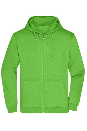 JN756 Men's Promo Zip Hoody limoengroen
