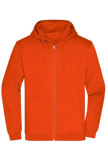 JN756 Men's Promo Zip Hoody oranje
