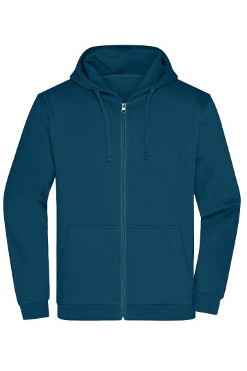 JN756 Men's Promo Zip Hoody petrol blauw