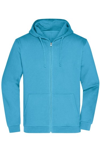 JN756 Men's Promo Zip Hoody turkoois
