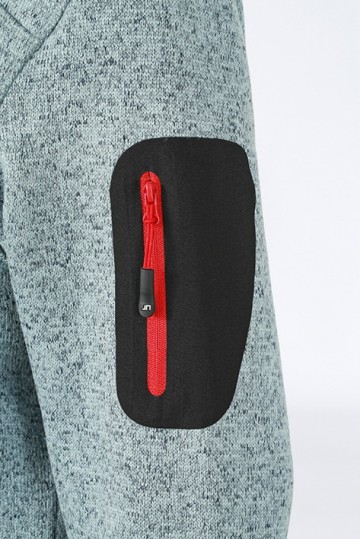 JN Ladies Knitted Fleece Jack JN761 detail