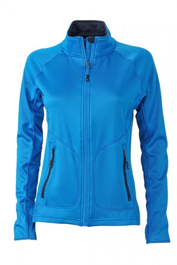 JN Ladies Stretch Fleece jacket JN763 kobaltblauw marineblauw