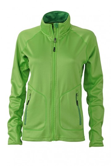 JN Ladies Stretch Fleece jacket JN763 lentegroen groen