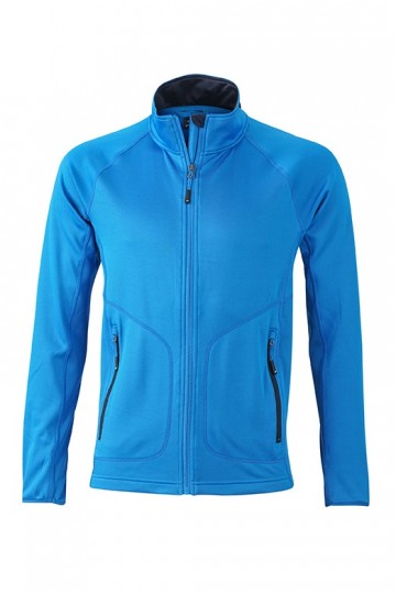 JN Men's Stretch Fleece jacket JN764 kobaltblauw marineblauw