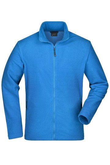 JN Men's Basic Fleece jacket JN766 kobaltblauw