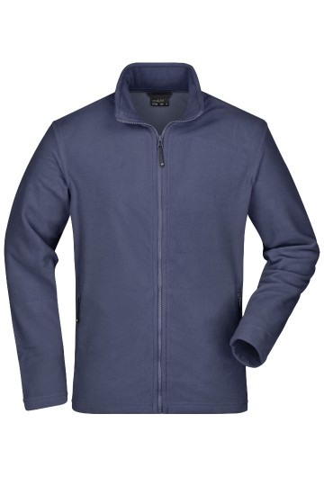JN Men's Basic Fleece jacket JN766 marineblauw