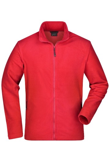 JN Men's Basic Fleece jacket JN766 rood