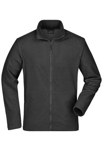 JN Men's Basic Fleece jacket JN766 zwart