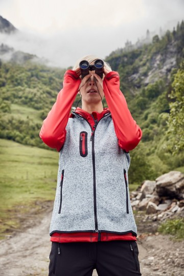 JN Ladies Knitted Fleece Vest JN773