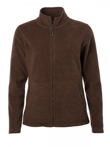 JN Ladies Fleece jacket JN781 bruin
