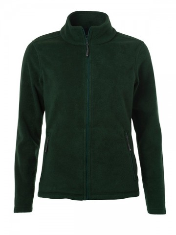 JN Ladies Fleece jacket JN781 donkergroen