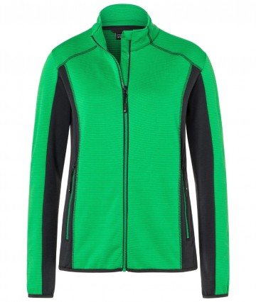 JN Ladies Structure Flee jacket JN783 varengroen carbon
