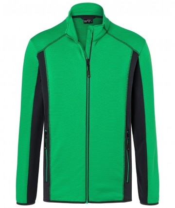 JN Men's Structure Fleece Jacket JN784 varengroen carbon