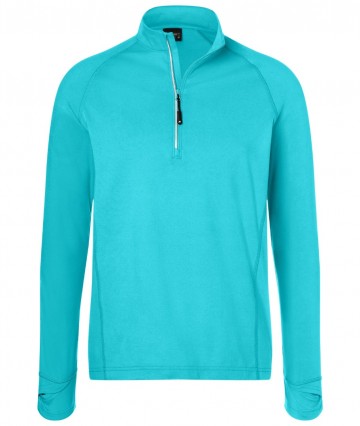 JN Men's Sport Shirt Halfzip JN788 turkoois