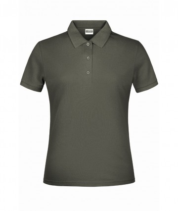 JN Basic Polo Lady JN791 donkergrijs