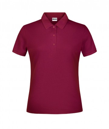 JN Basic Polo Lady JN791 wijnrood