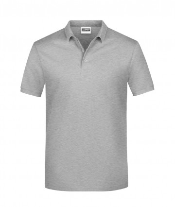 JN Basic Polo Men JN792 heather grijs