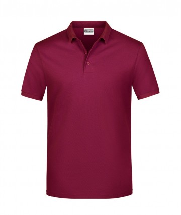JN Basic Polo Men JN792 wijnrood