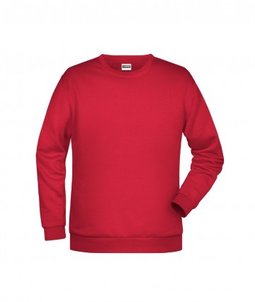 JN793 Men's Basic Sweat JN794 rood