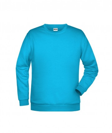 JN793 Men's Basic Sweat JN794 turkoois