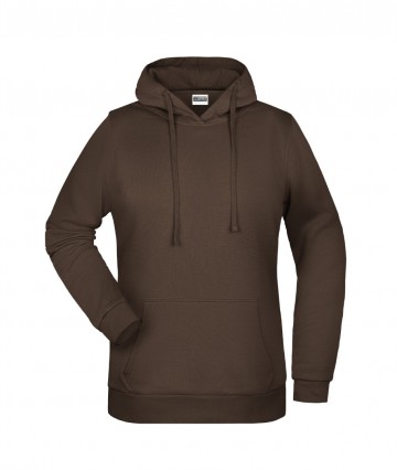 JN Ladies Basic Hoody JN795 bruin