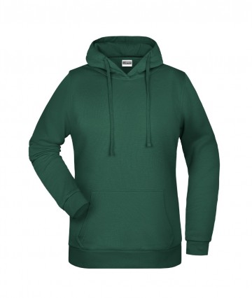 JN Ladies Basic Hoody JN795 donkergroen