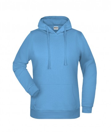 JN Ladies Basic Hoody JN795 hemelsblauw