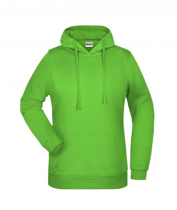 JN Ladies Basic Hoody JN795 limoengroen