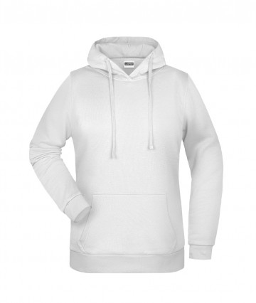 JN Ladies Basic Hoody JN795 wit