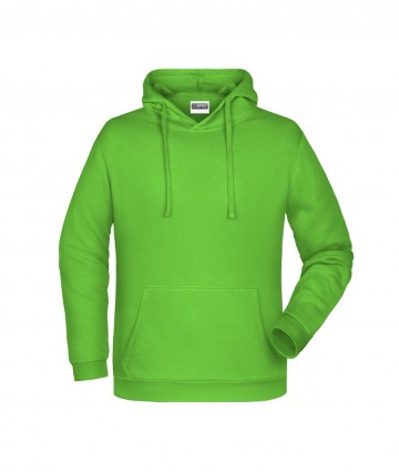 JN Men's Basic Hoody JN796 limoengroen