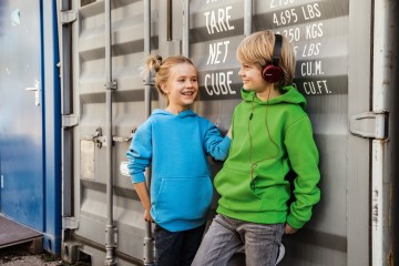 JN Kids Basic Hoody JN796K