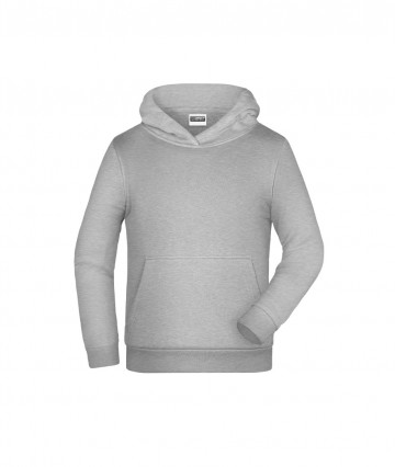 JN Kids Basic Hoody JN796K heathergrijs