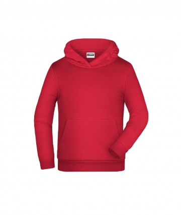 JN Kids Basic Hoody JN796K rood