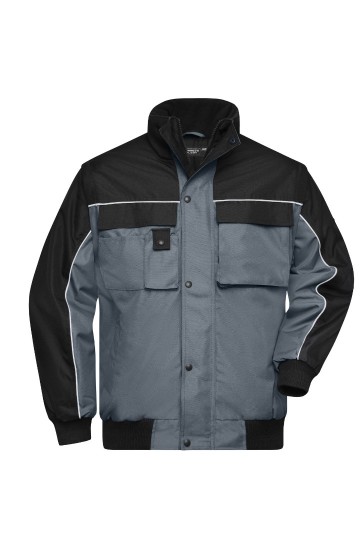 JN810 Workwear Jacket carbon zwart