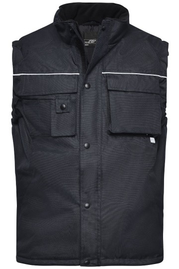 JN813 Workwear Vest zwart